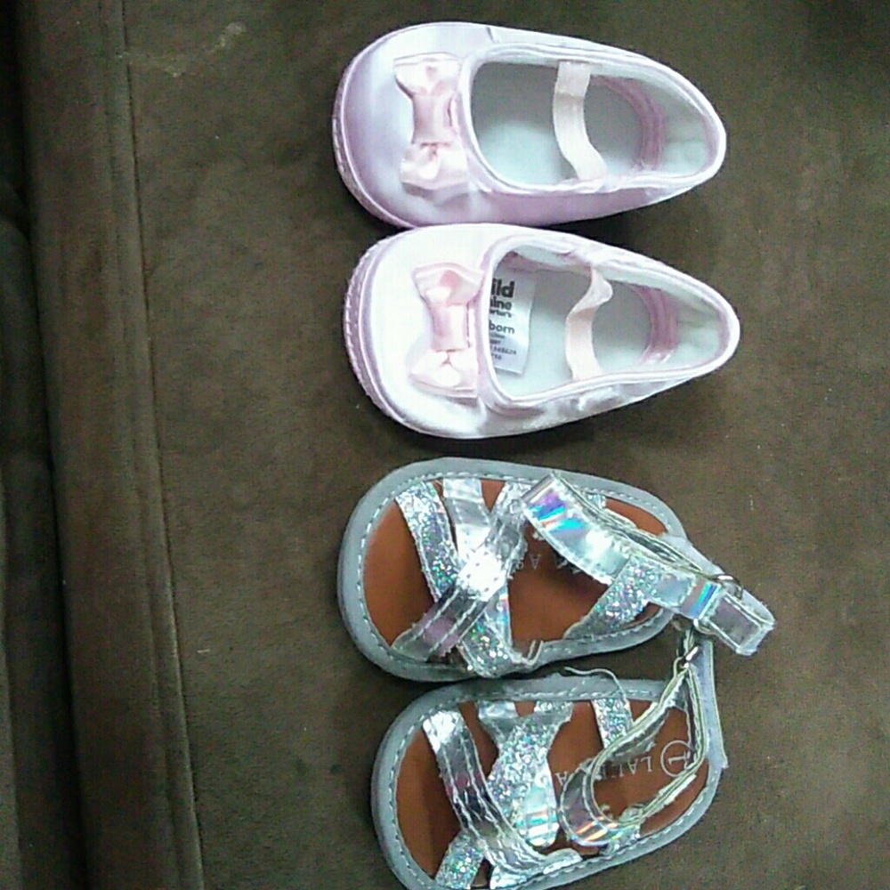 2 pairs of Baby Girl Shoes